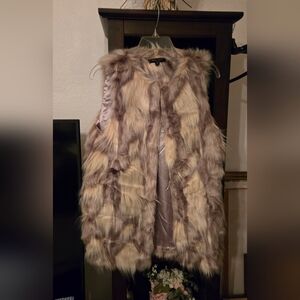 Romeo and Juliet Couture Faux Fur Vest